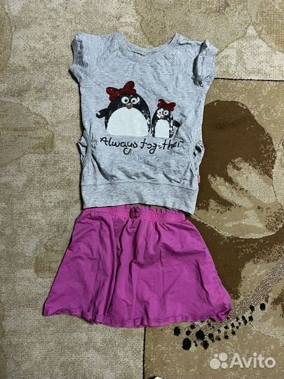 Детские вещи пакетом на девочку 5-7 лет