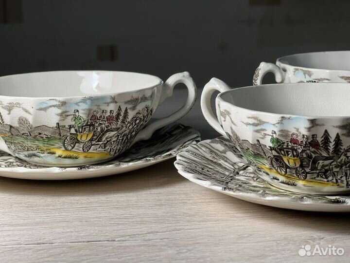 Бульонница Myott Англия «Королевская Почта»