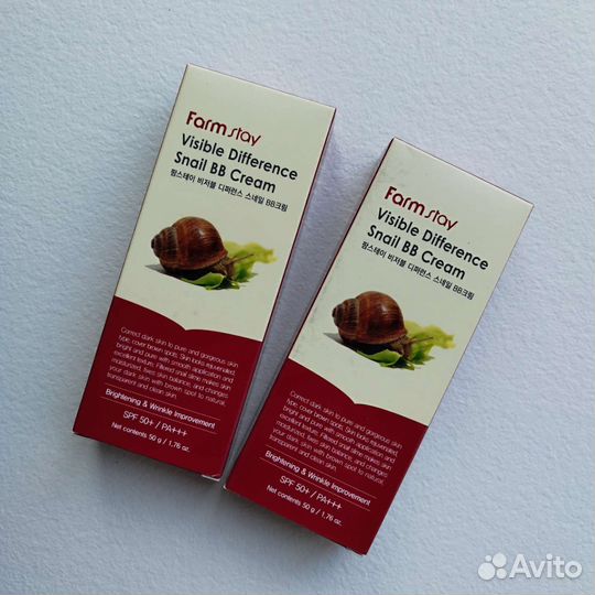 BB крем FarmStay 50spf с муцином улитки