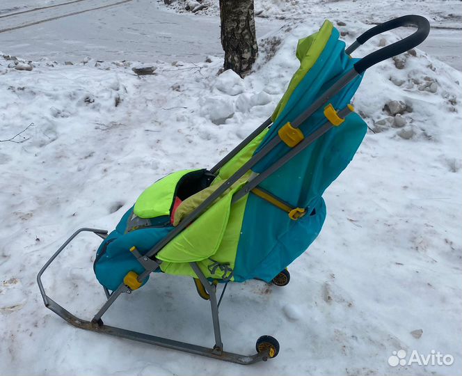 Детская коляска-санки