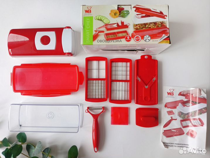 Овощерезка ручная кубиками (мультирезка)