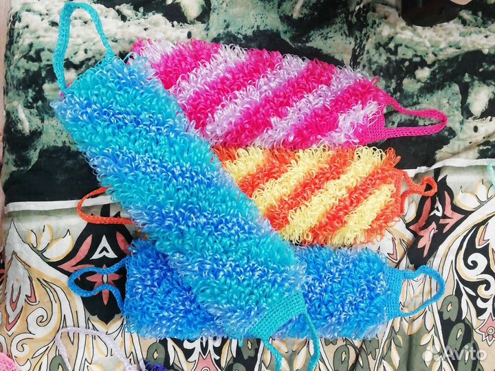 Мочалка ручной работы