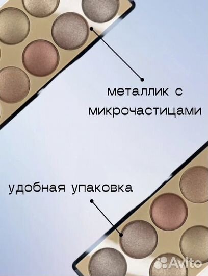 Палетка теней для глаз