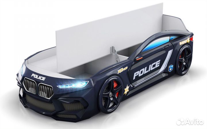 Кроватка детская машинка