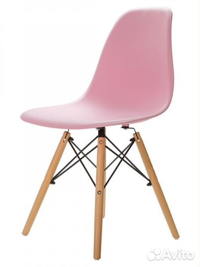 Стул в стиле eames DSW,розовый, 1 шт