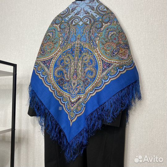 Павловопосадский платок Ночная серенада