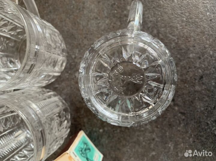 Рюмки, стаканы хрустальные СССР