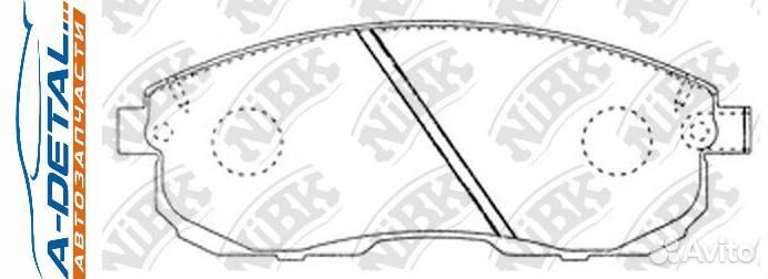 Колодки NiBK PN2201