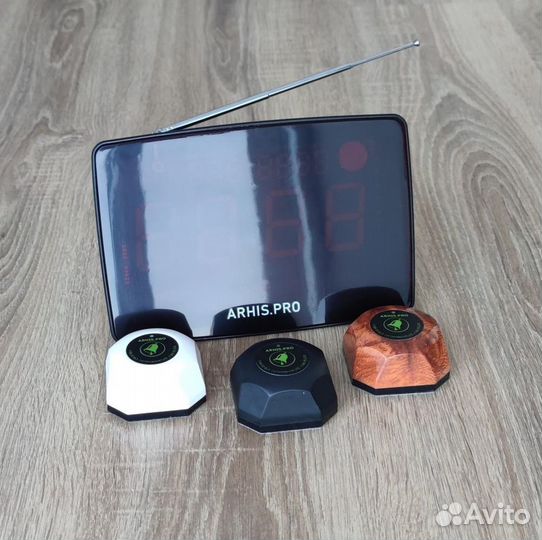 Кнопки вызова официанта модель Бургер и табло