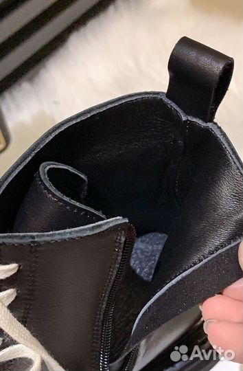 Сапоги кожаные женские 38