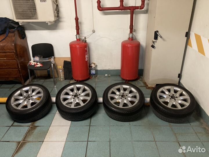 Комплект зимних колёс от Mercedes W221 R18