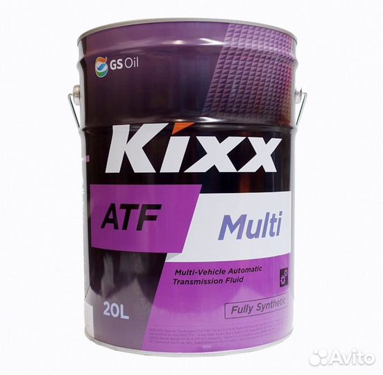 Масло трансмиссионное Kixx ATF Multi 20л