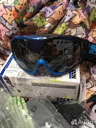 Маска iXS Combat/Storm, сменные линзы, вело/мото