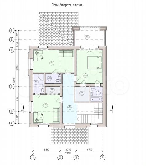 Коттедж 260 м² на участке 12,4 сот.
