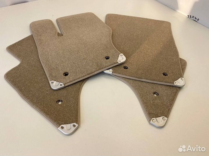 Коврики Range Rover L405 бежевые ворсовые