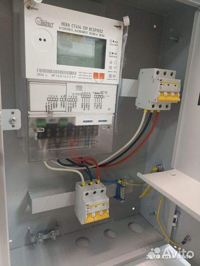 Электрический щит в сборе (трехфазный/однофазный)