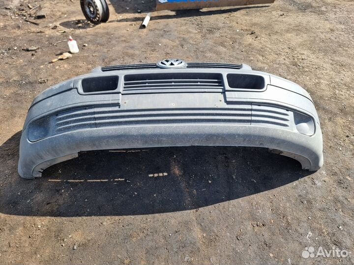 Передний бампер Vw Transporter T5 дорест в сборе