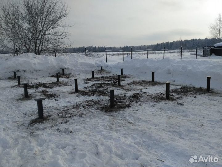 Винтовые сваи под ключ