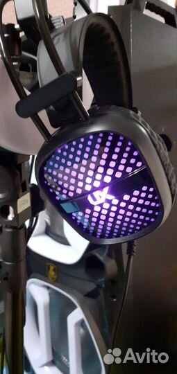 Наушники Galaxy Wars 3D подсветка Микрофон для пк