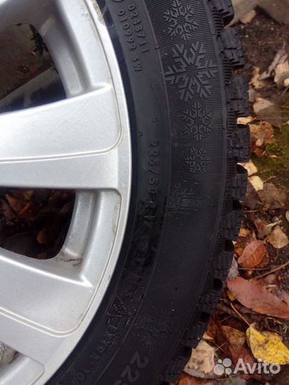 1шт. 225 50 17 continental на диске 5х108