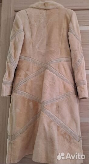 Шуба женская натуральная с воротником из норки