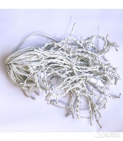 Гирлянда уличная Бахрома 5,1х0,9 м. Теплый белый