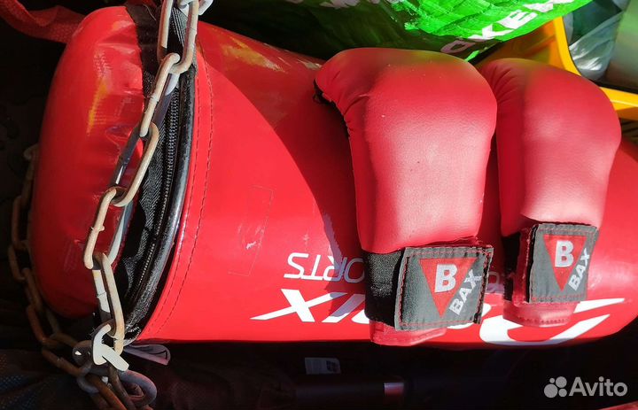 Боксерская груша Demix 5кг+перчатки детские