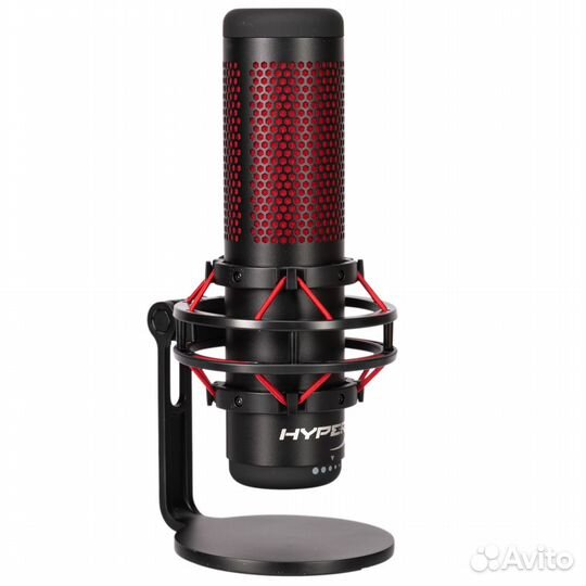 Микрофон HyperX QuadCast, черный/красный,Микрофон