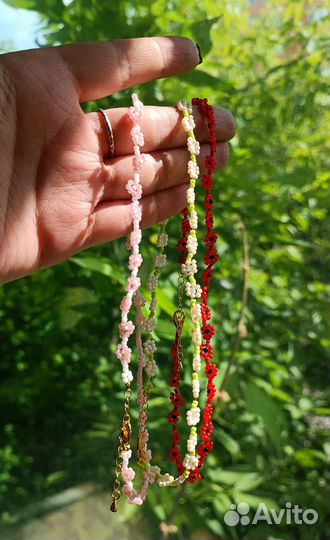 Чокер из японского бисера