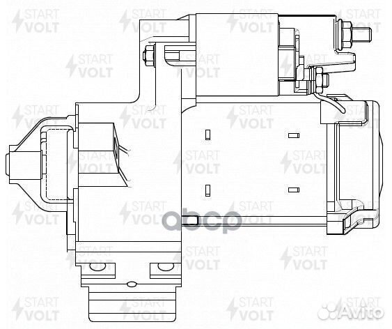Стартер для а/м BMW X3 F25 (14) /5 F10 (14) /3 F30
