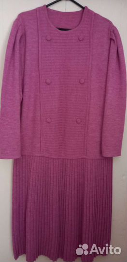 Платье полушерстяное,новое,размер 48-50,с поясом