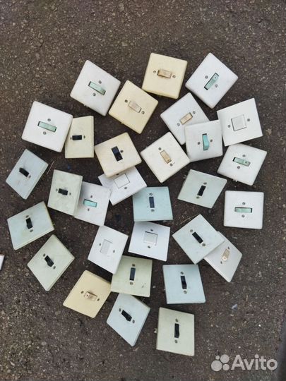 Розетки, выключатели, патроны. СССР