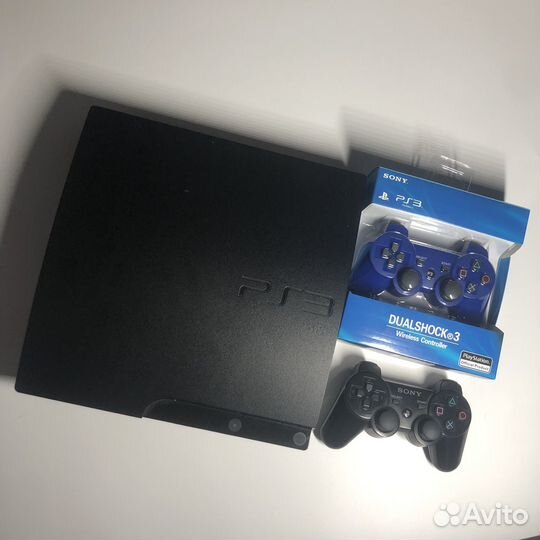 PS3 Slim Прошита+топ игры