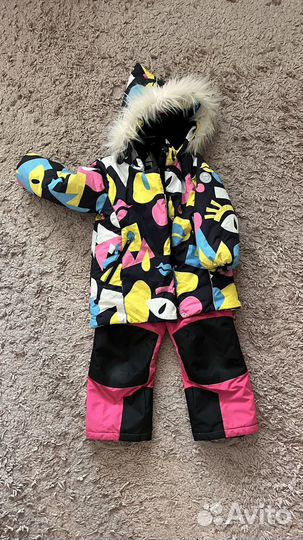 Зимний костюм для девочки 110/60