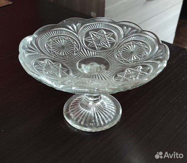 Фруктовница на ножке + вазы