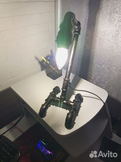 Светильник настольный лофт/ лампа лофт/ loft