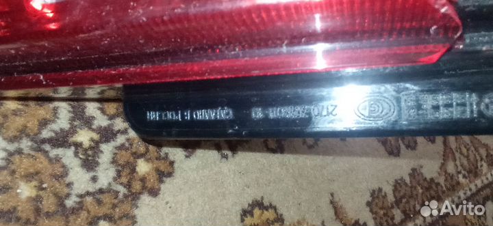 Задний фонарь priora 2