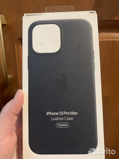 Чехол Apple для iPhone 13 Pro Max кожа