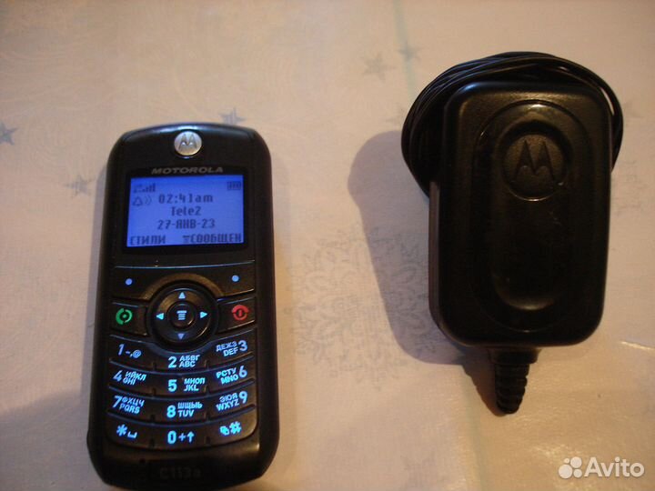 Супер Motorola c113a Батарея 2 дня