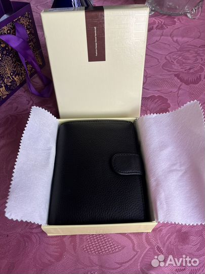 Бумажник мужской натуральная кожа