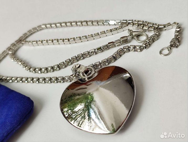 Кулон Сердце Океана на цепочке