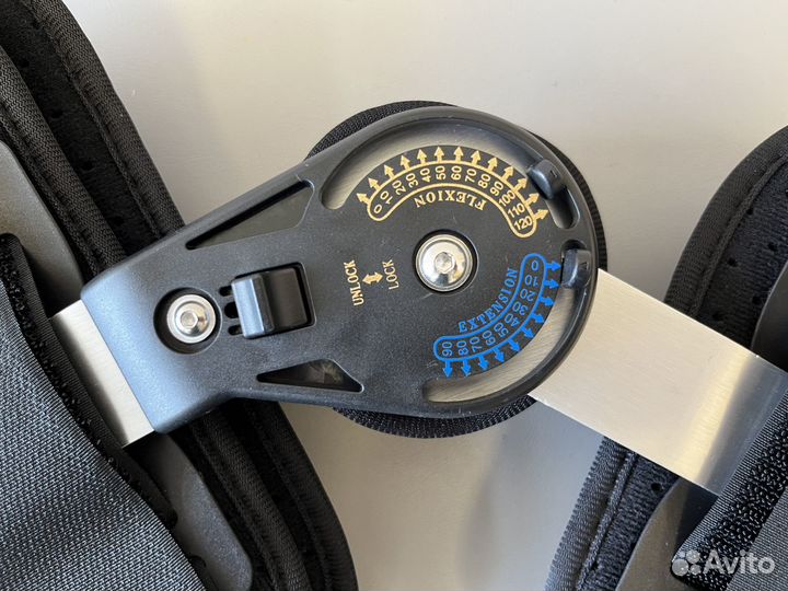 Ортез на коленный сустав жесткий, шарнирный бандаж