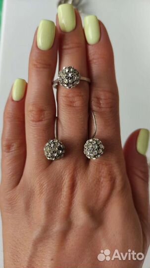 Серебряные серьги