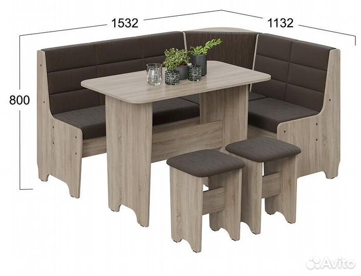 Кухонный уголок Техас дизайн 4