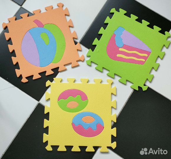Мягкие коврики-пазл для малышей