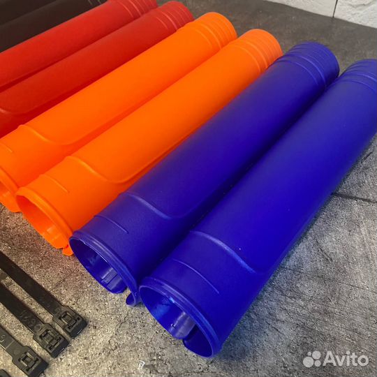 Защита пера (ломов) вилки эндуро мотоцикла