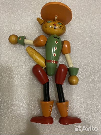 Деревянные игрушки на резинке СССР