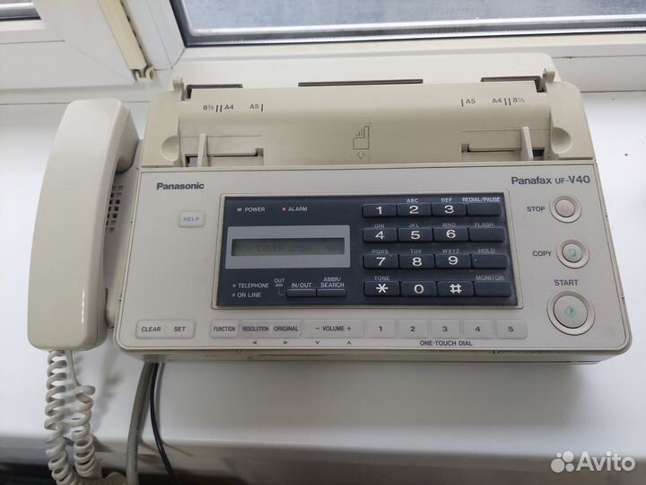 Телефон- факс Panasonic uf-v40