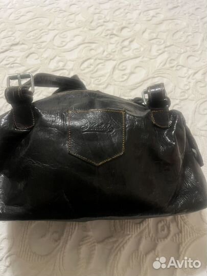 Сумка натуральная кожа коричневая