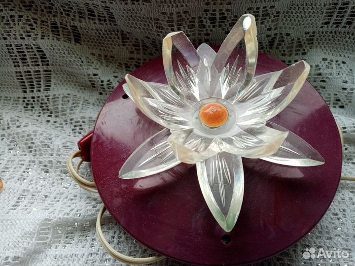 Ночник-светильник Лилия (Лотос).СССР